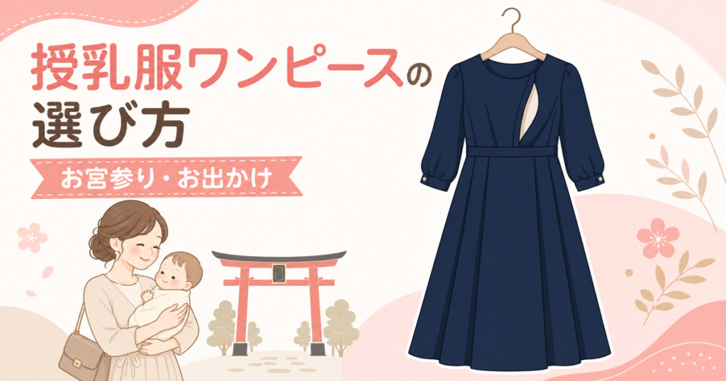 授乳服ワンピースの選び方 お宮参り・お出かけ