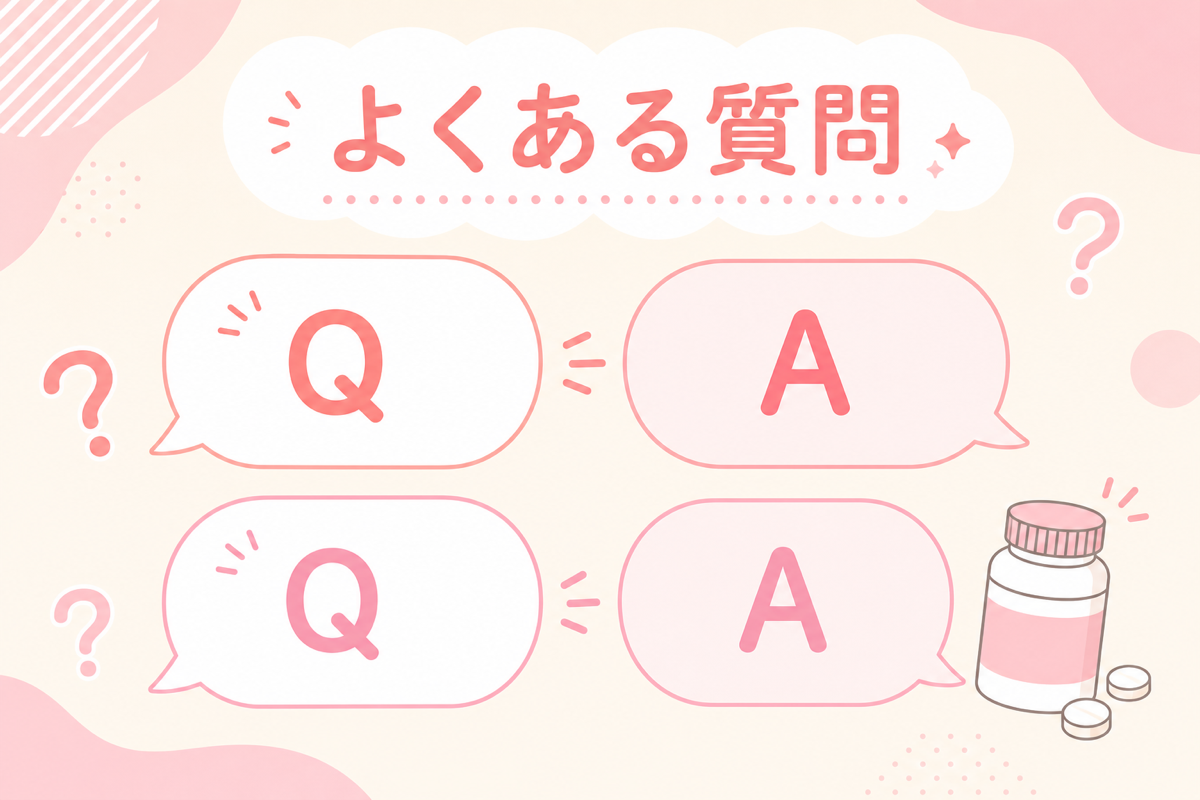 葉酸サプリのよくある質問の図解