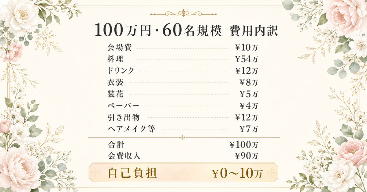 100万円コース費用内訳