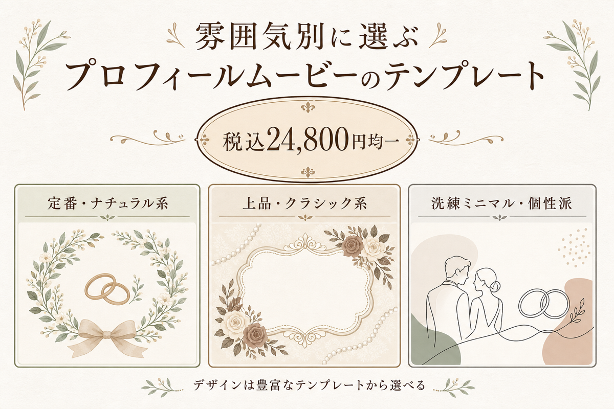 税込24,800円均一・雰囲気別テンプレートの図解