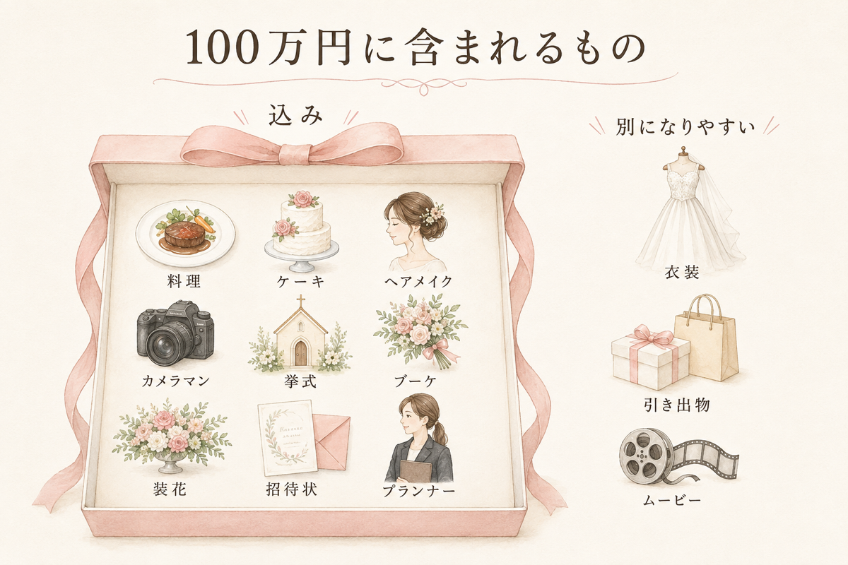 100万円に含まれるもの