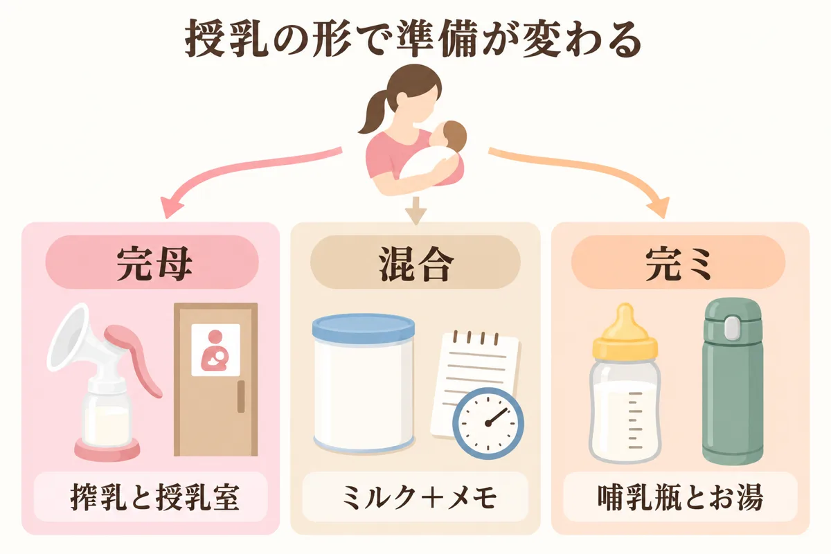 完母・混合・完ミで変わる参列の準備