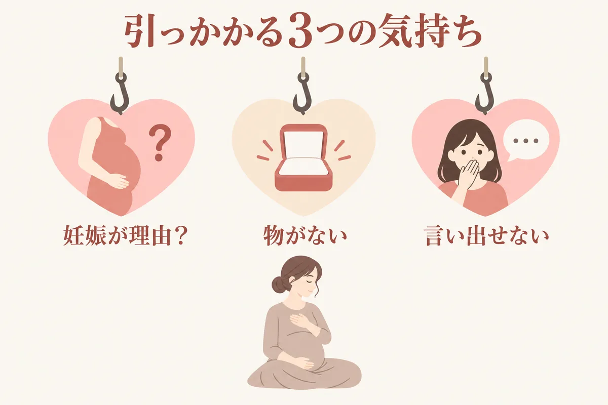 授かり婚のプロポーズで悩む3つの気持ち